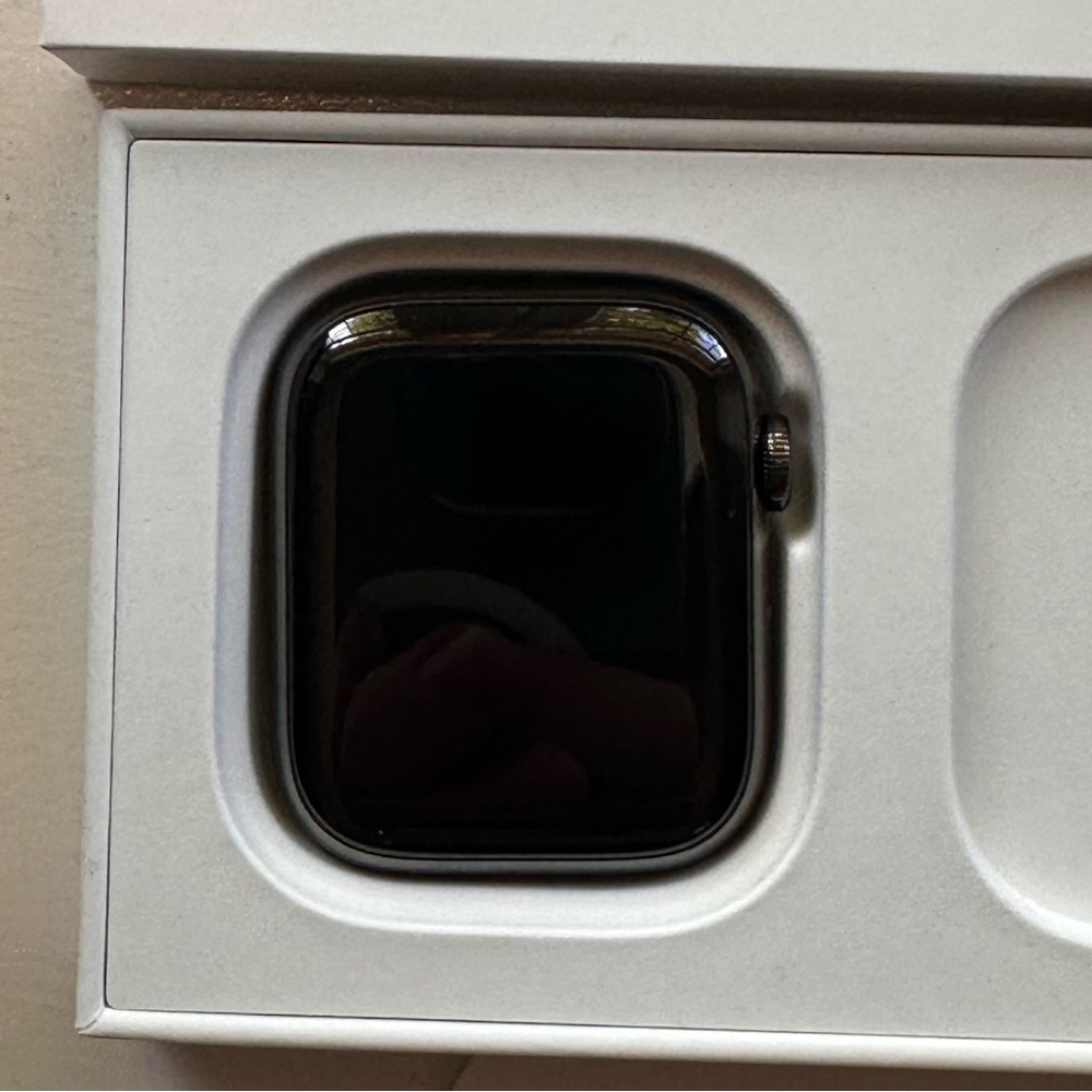 Series 7 Stainless Steel GPS + Cellular Apple Watch 45mm with Two Bands